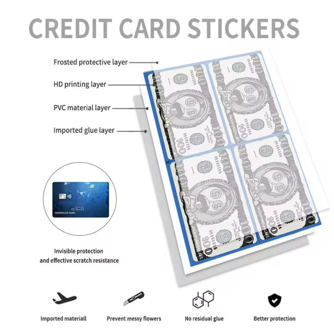 Credit/Debit Card Sticker